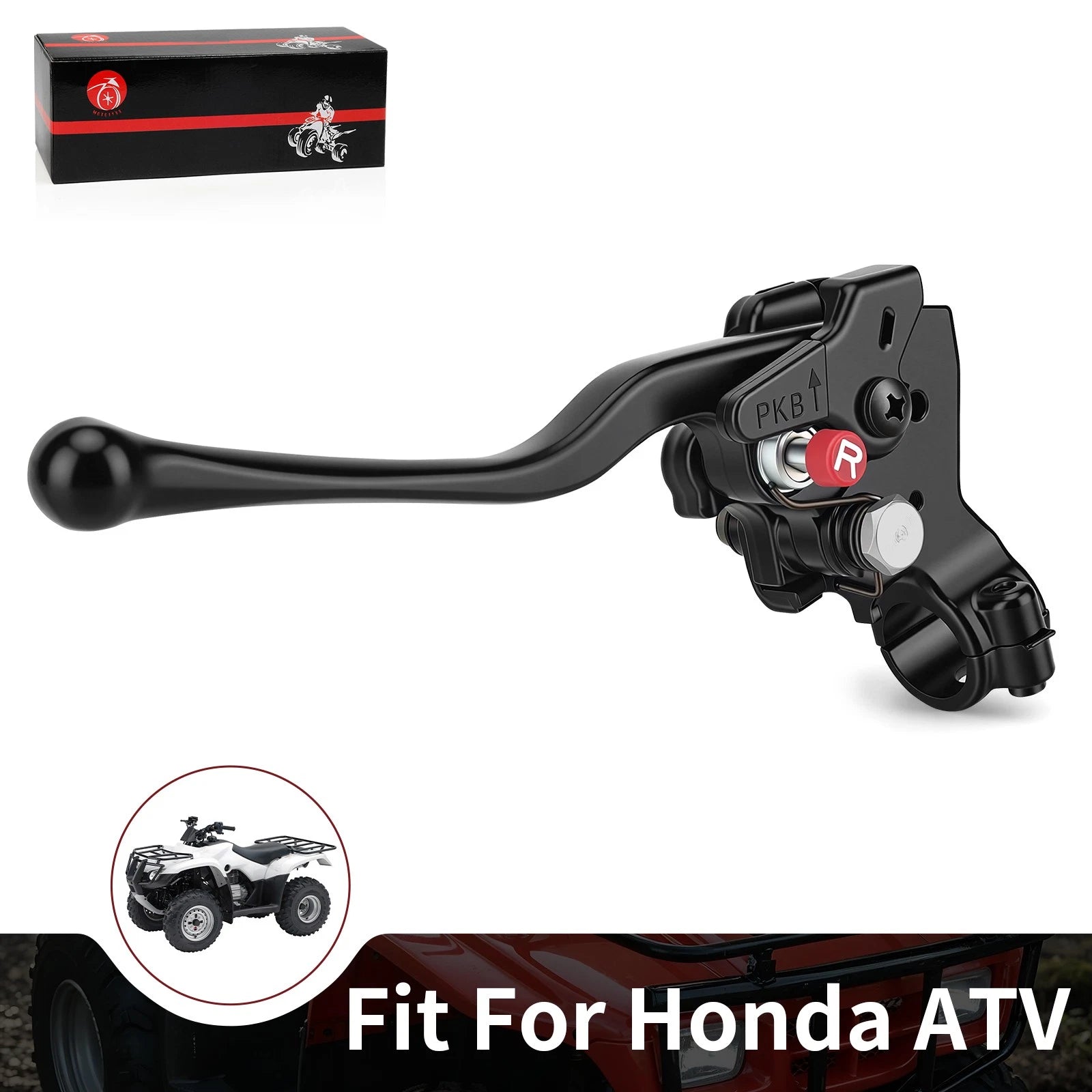 Left Hand Rear Brake Lever Assy for Honda Recon 250 TRX250TE (2002–2009, 2011–2014)