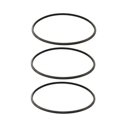 Set of 3 Belts for Lathe Motors