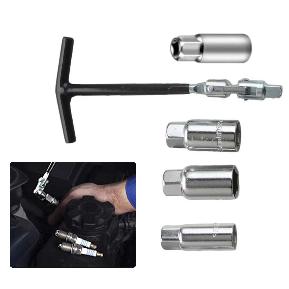 T Handle Spark Socket Wrench Set 14mm 16mm 18mm 21mm for Various Vehicles
