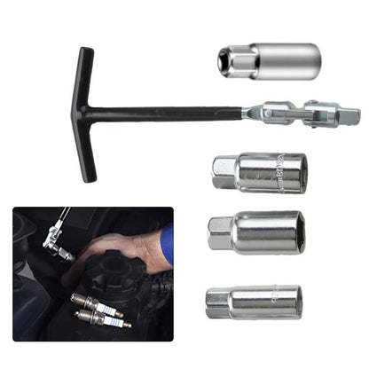 T Handle Spark Socket Wrench Set 14mm 16mm 18mm 21mm for Various Vehicles