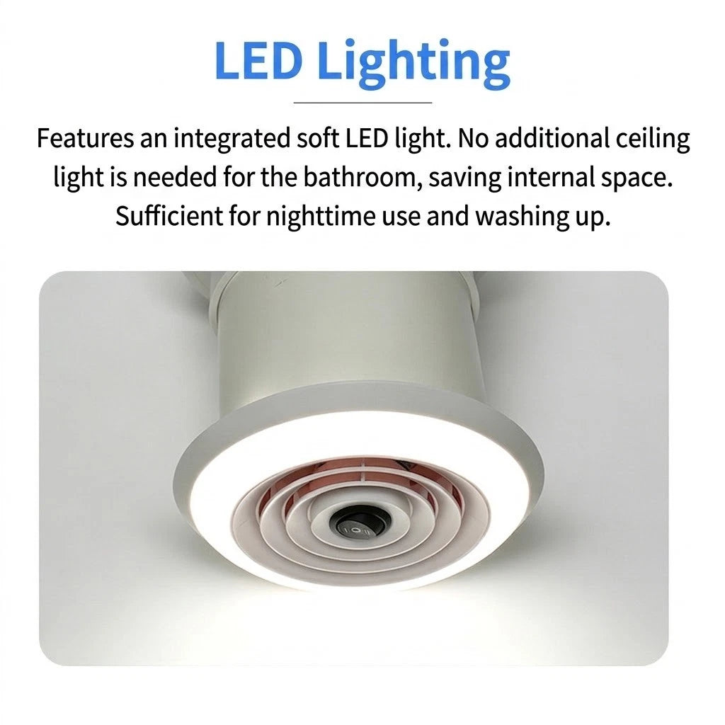 LED Ventilation Cap for RV Bathroom (2010–2023)