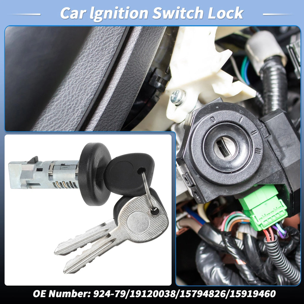 Ignition Lock Cylinder Replacement with Key for Chevy Silverado 1500 (2007–2013)