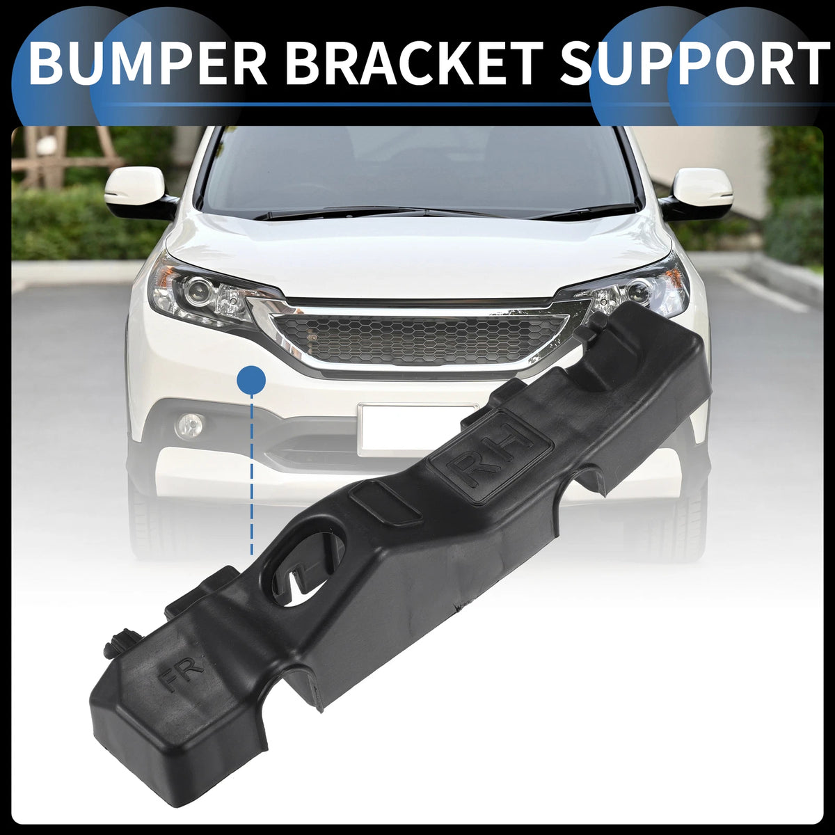 1pc Right Front Bumper Retainer Bracket No. 86552M6000 for Kia Forte (2019–2021)