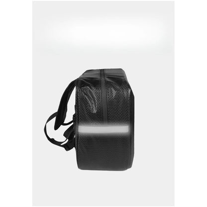 Electric Bike Rear Storage Bag Waterproof PU Leather Hard Shell 35x25x13cm