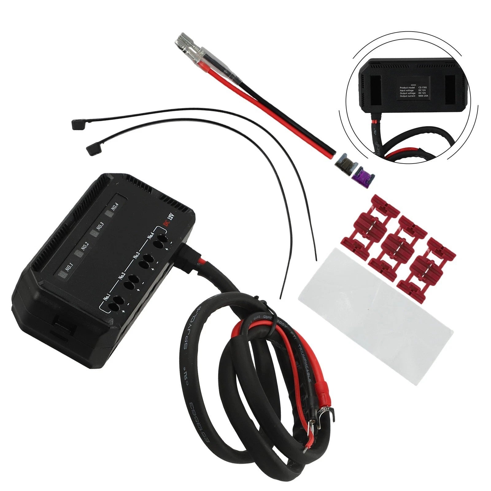 LED Indicator Fuse Junction Box for Various Vehicles (Universal Fit)