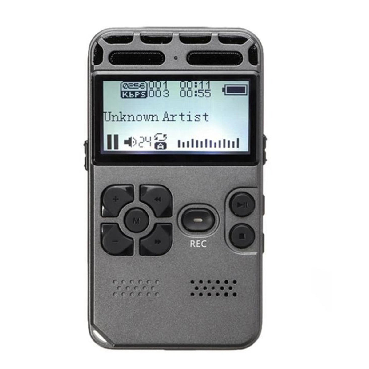 Rechargeable Li-ion Battery Sound Voice Recorder MP3 Player with LCD Screen