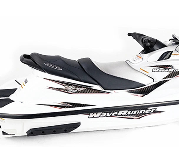 Hydro-Turf Seat Cover for Yamaha XLT1200 (2001–2005) / XLT800 (2002–2004) Black Silver CF