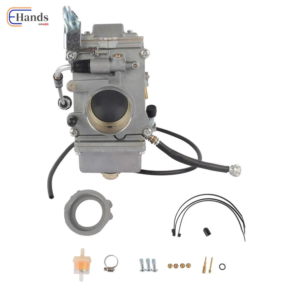 42mm Carburetor + Choke Cable for Harley Davidson Evo Twin Cam (HSR42 TM42-6)