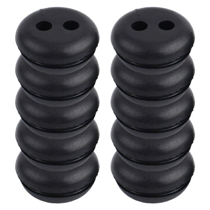 Set of 4 Rubber Grommets for Universal Use (2-Hole)