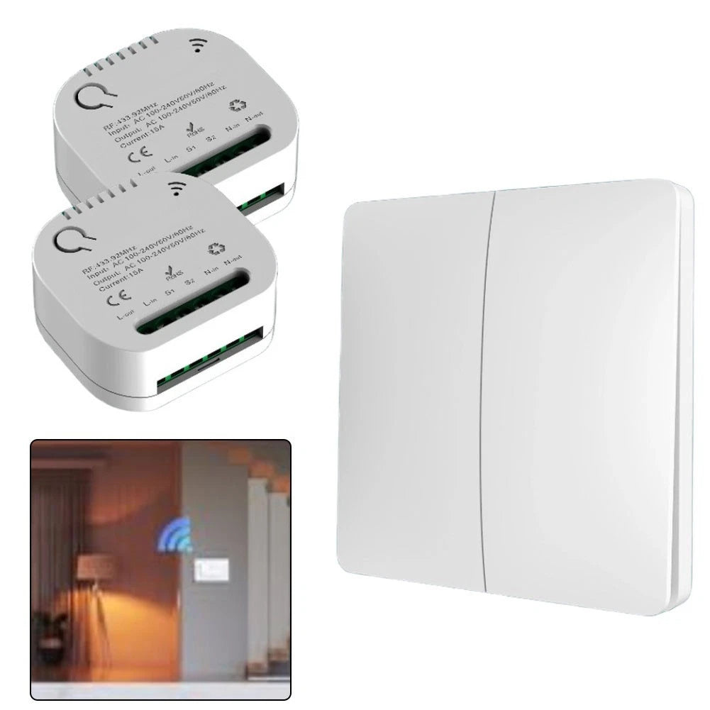 Wireless Self Powered Switch Kit for Reliable Lighting