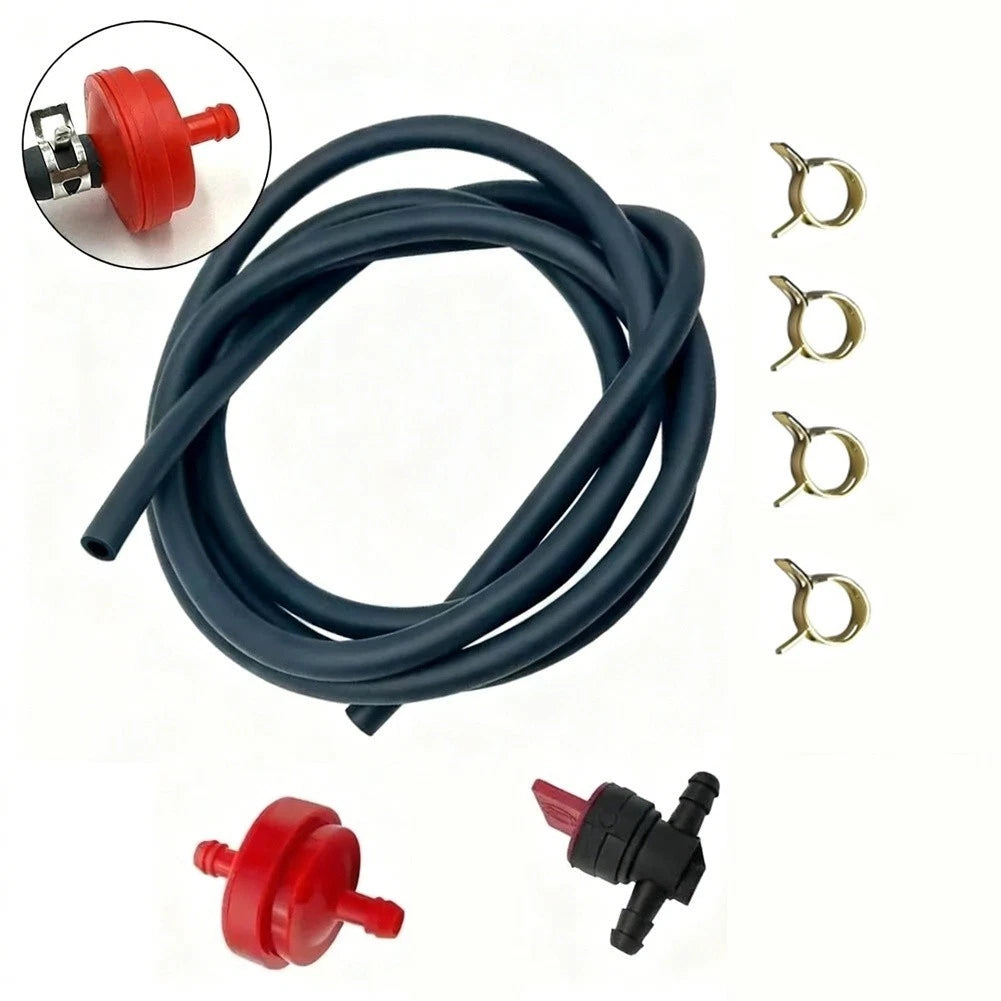 Inline Fuel Filter Hose Kit for Lawn Mower Engines (14 Inch)