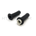 2X 7/8" Rubber Handlebar Hand Grips for Motorcycle Cafe Racer (US)