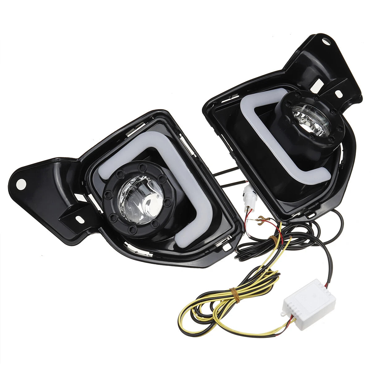 Pair Fog Light Lamp DRL Turn Signal for Toyota Hiace (2014–2018)