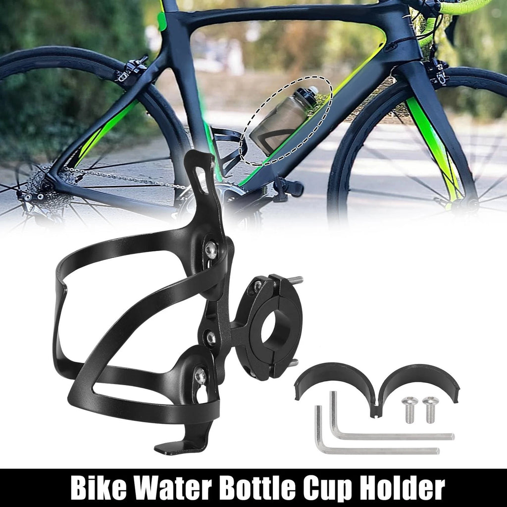 Water Bottle Holder Cage with Base for Bicycle Bike (Black) (2000–2025)