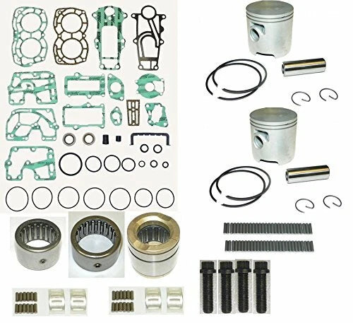WSM Powerhead Rebuild Kit for Mercury 15-25 Hp (1994–2006) 100-04-12 .50mm