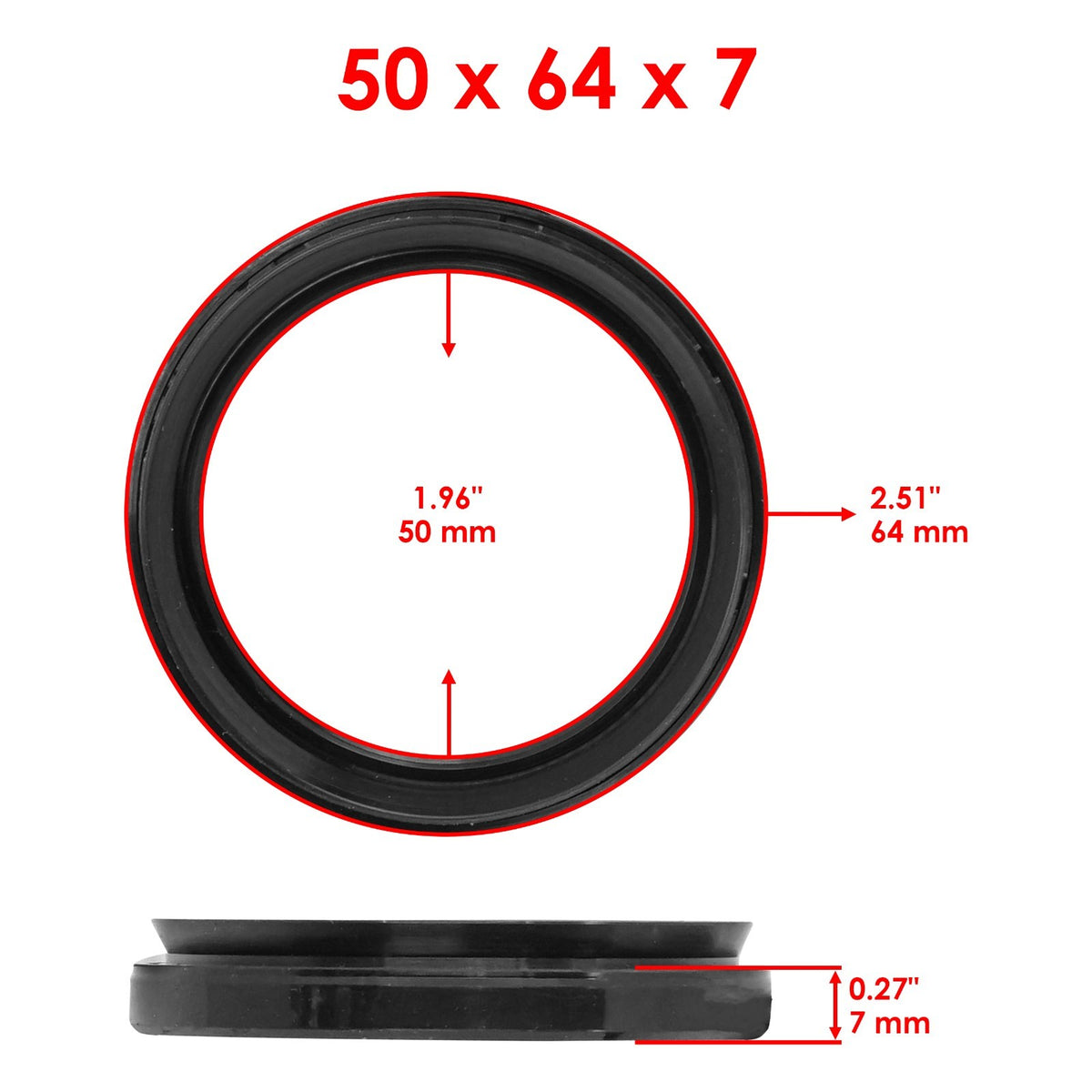 Caltric Front Knuckle Bearing and Seals for Honda Pioneer 500 (2015–2023)