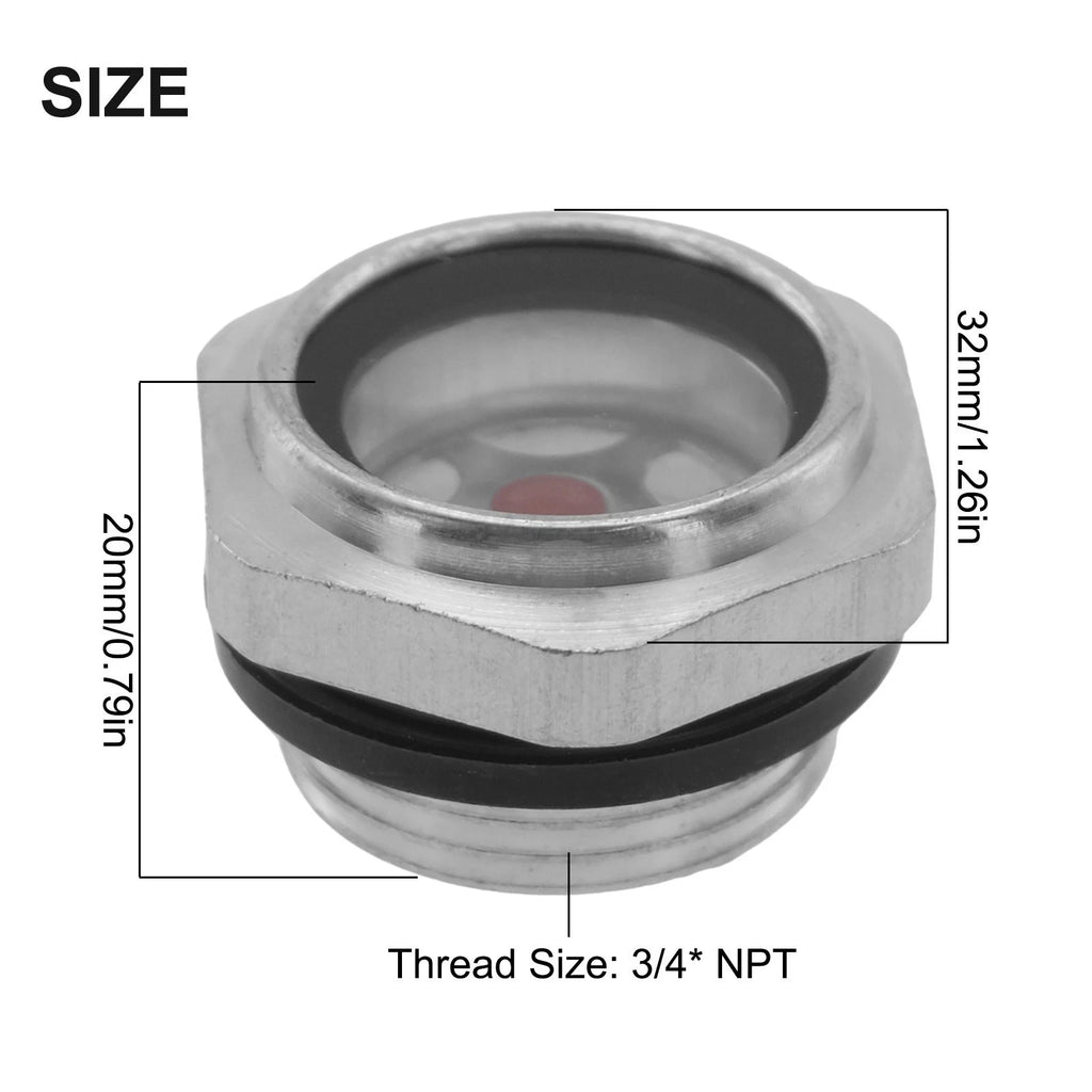 Air Compressor Oil Sight Glass for Air Compressor