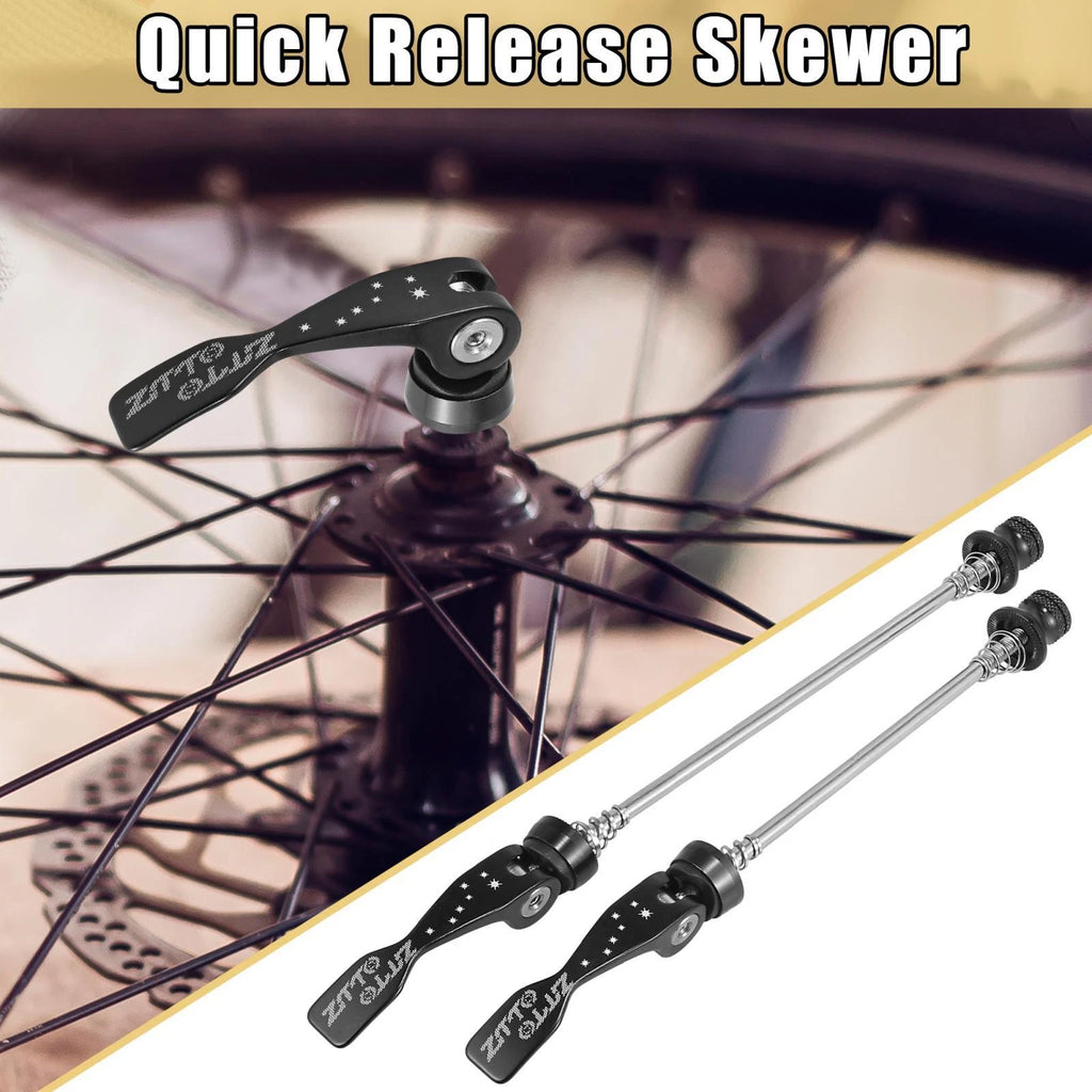 2Pc Front Rear Wheel Quick Release Skewers for MTB Road Bike (2010–2024)