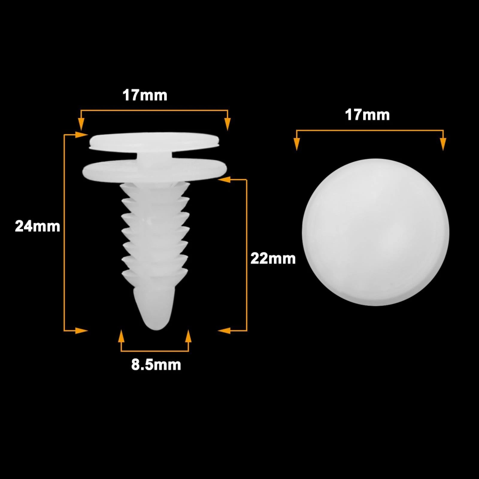 Pickup Door Panel Clips Fasteners Replacement Set for Dodge Ram (2009–2023)