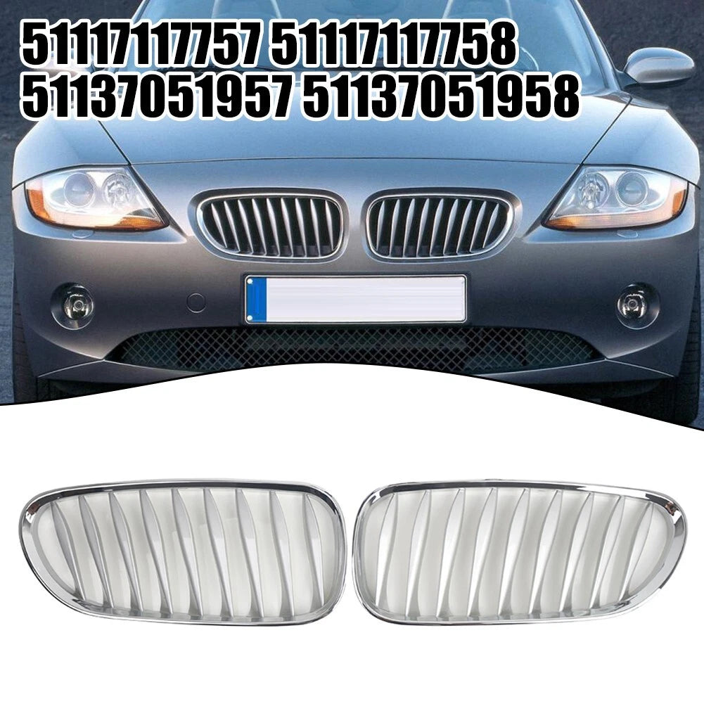 Silver Plating Frame Grille for BMW Z4 E85 (2003–2008)