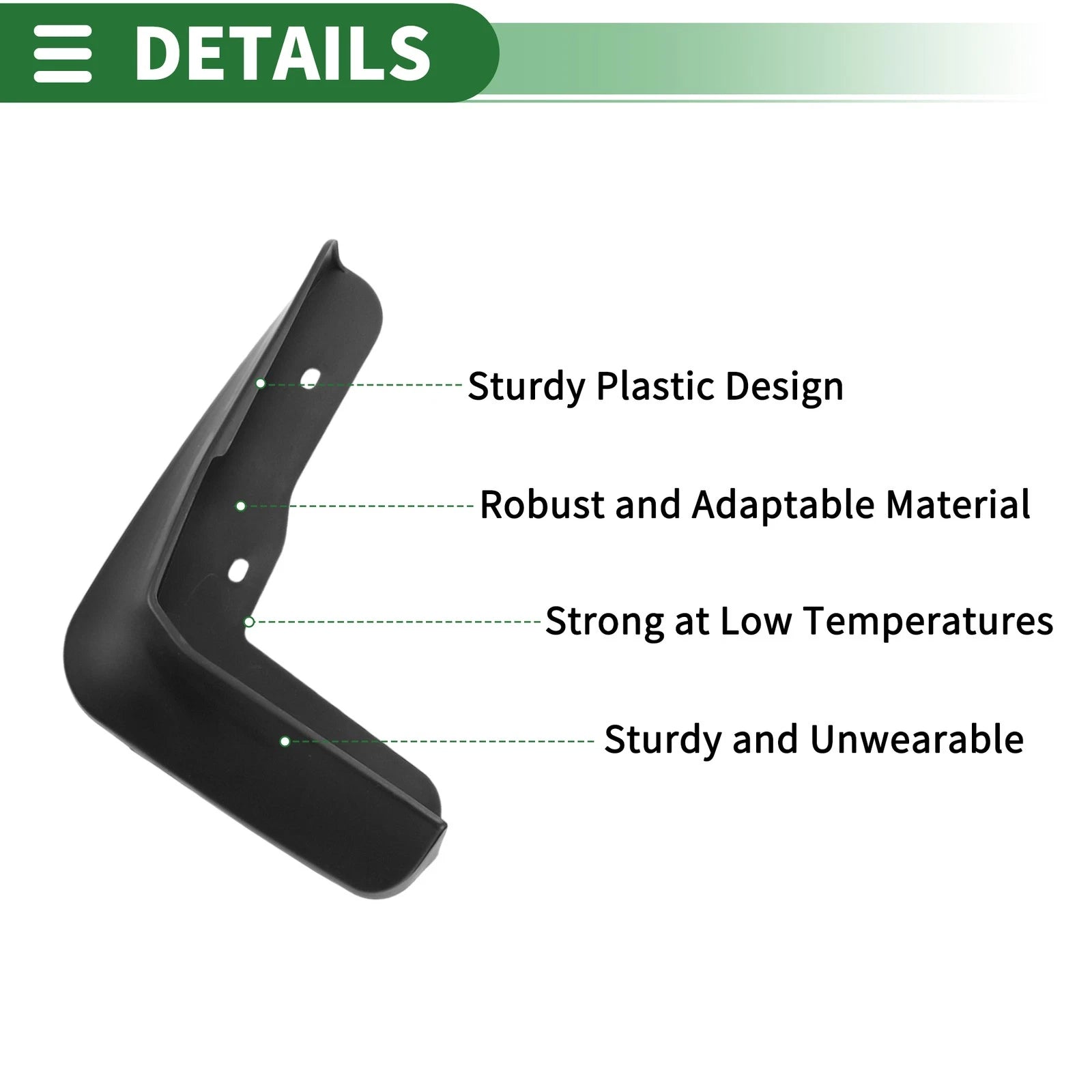 Set of 4 Mud Flaps Splash Guards for Lexus IS (2014–2019)