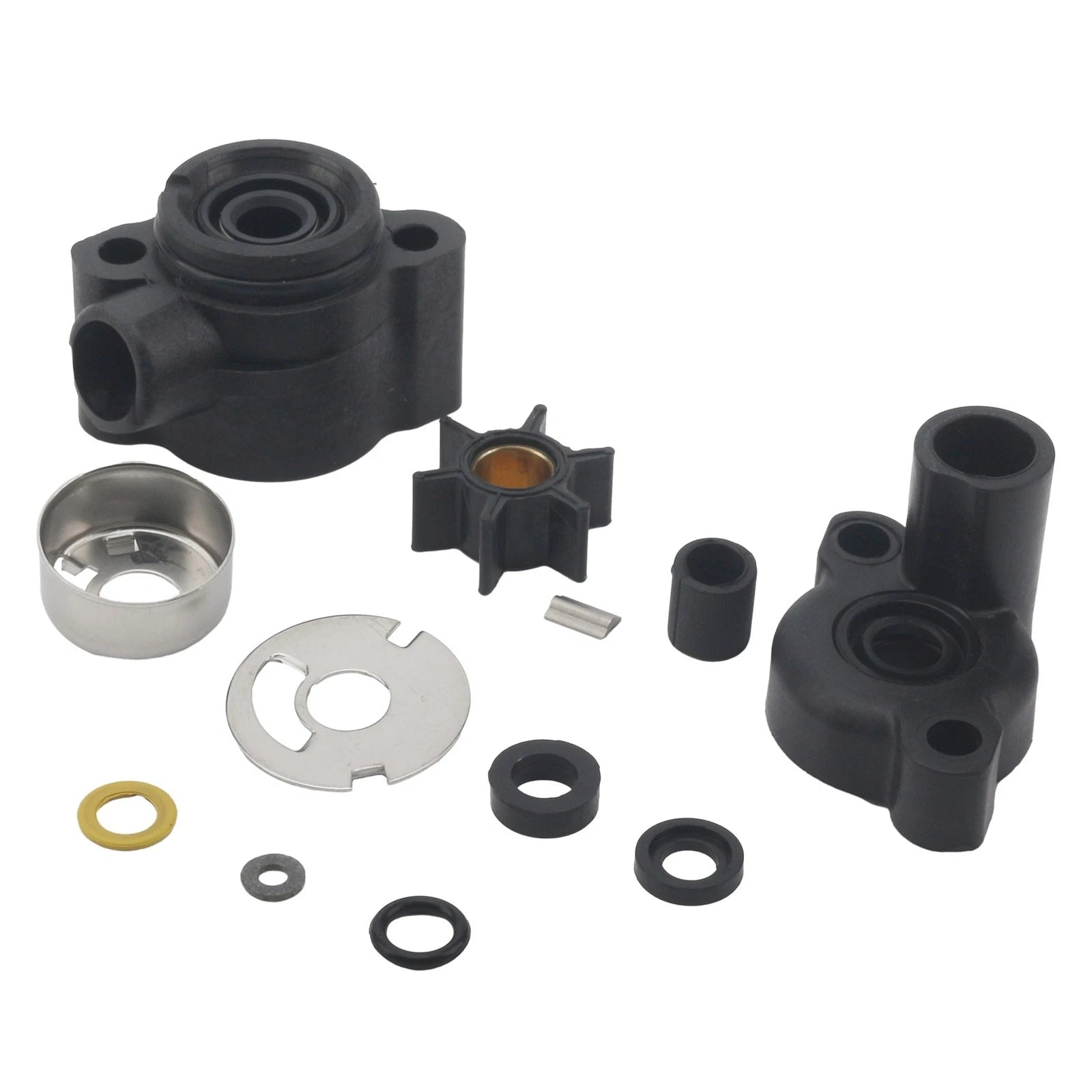 Water Pump Impeller Kit for Mercury 4-9.8HP Outboard (0.456" Impeller, 46-70941A3)