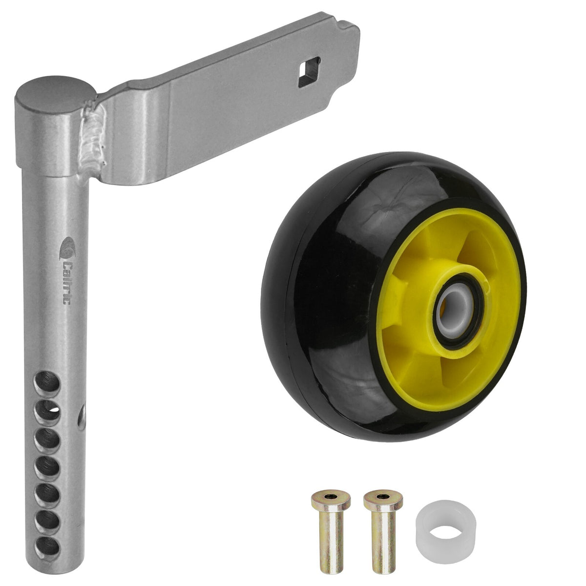 Deck Wheel Arm and Wheel Replacement for John Deere X720 X724 (54 60 in) (2006–2015)