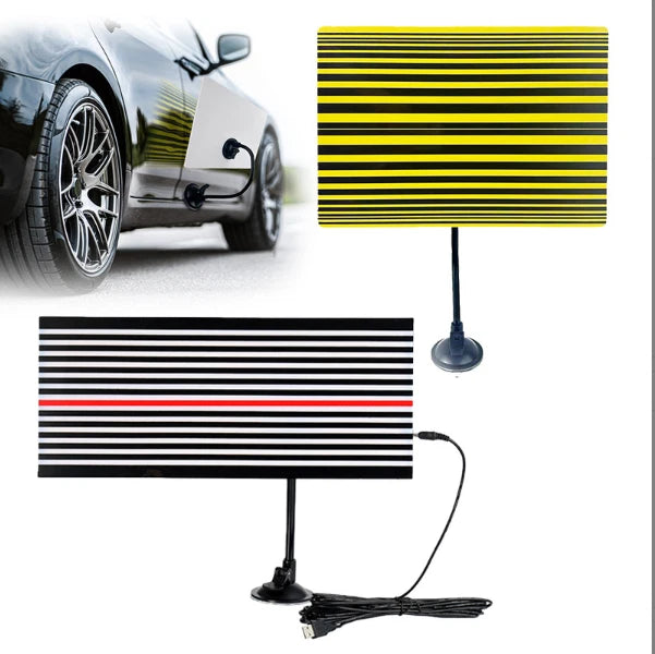 2X Dent Inspection Boards with LED Strip for Cars