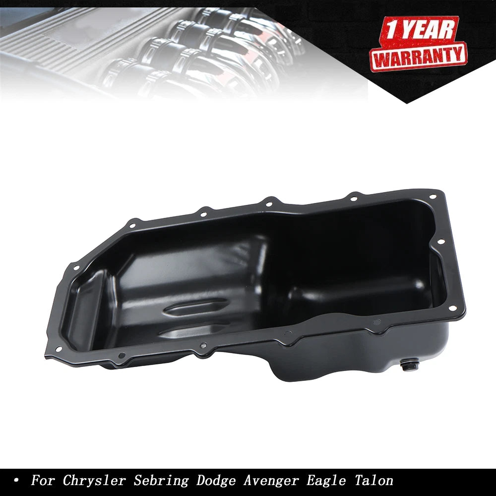 Engine Oil Pan for Chrysler Sebring, Dodge Avenger, Mitsubishi Eclipse (1995–1999)