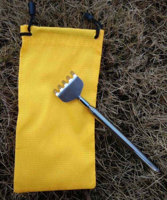 Telescopic Back Scratcher Tool with Metal Clip