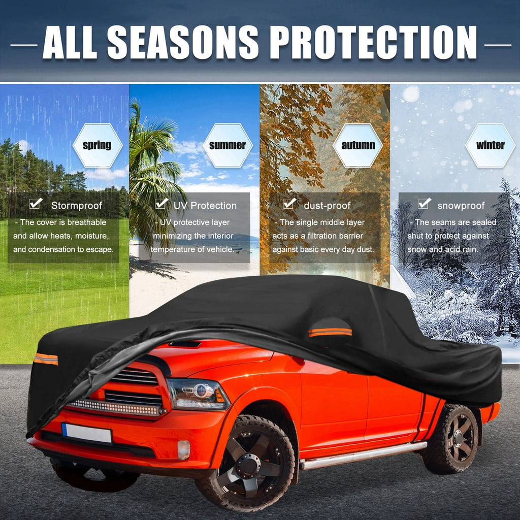 Waterproof Car Cover with Zipper for Dodge Ram Crew Cab (2011–2018)