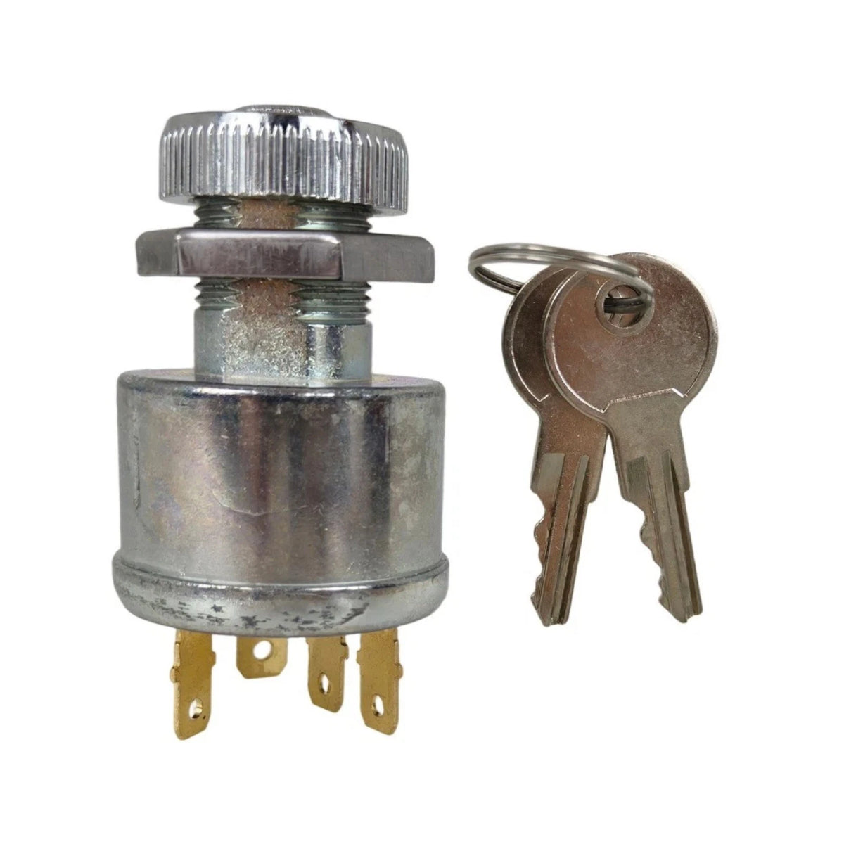 Ignition Switch for EZGO Golf Cart (1981–Present) 33639-G01, 4 Terminal w/ Keys