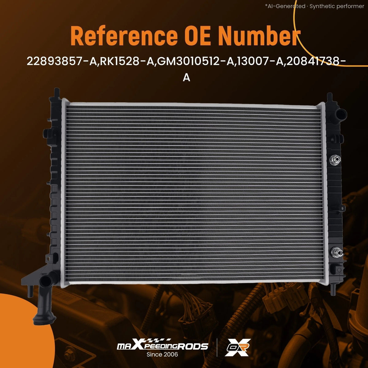 AT Radiator for Saturn Outlook/Traverse 3.6L (2007–2017) RK1528-A