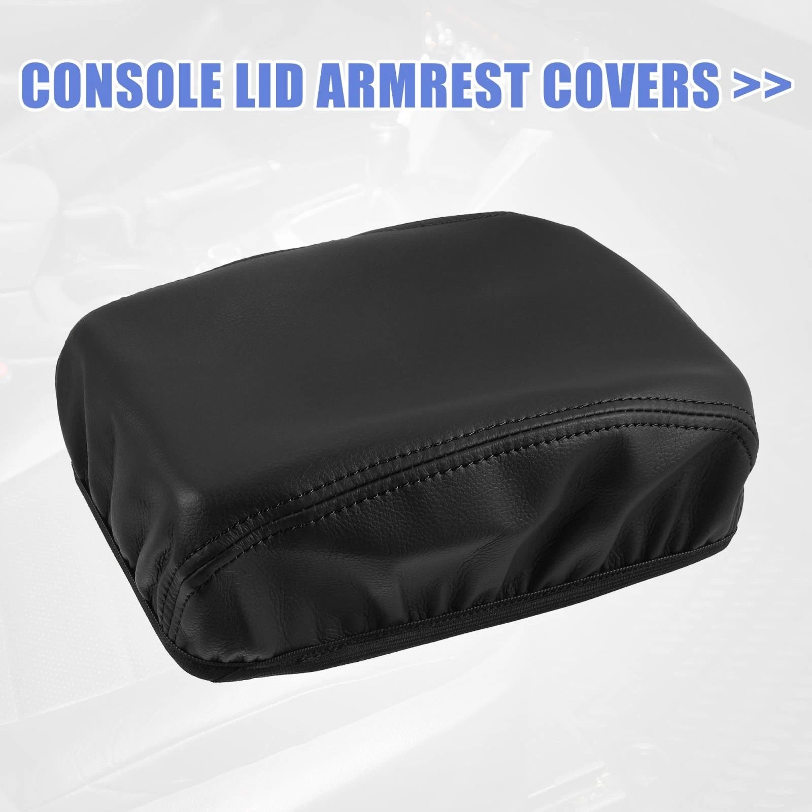 Armrest Protector Cover Replacement for Mazda 6 (2014–2018) Black Stitched