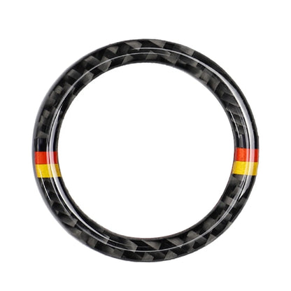 Carbon Fiber Engine Start Stop Button Ring Cover for Mercedes-Benz A B C GLC