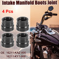 4PCS Carburetor Intake Manifold Boot Joint Replacement for Honda CBR250 (2011–2016)