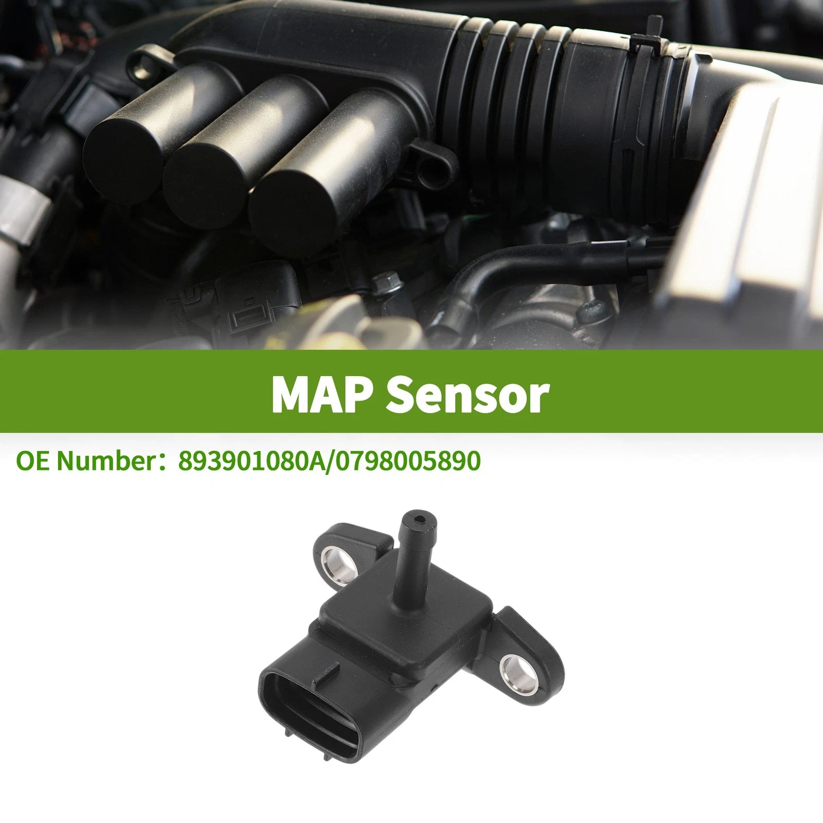 Manifold Absolute Pressure MAP Sensor for Toyota Dyna XZU508 (1999–2021)