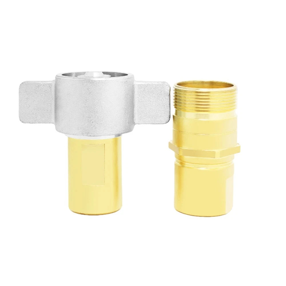 Threaded Brass Hydraulic Quick Connector for Vehicle (Cleaning Up to 70 MPa)