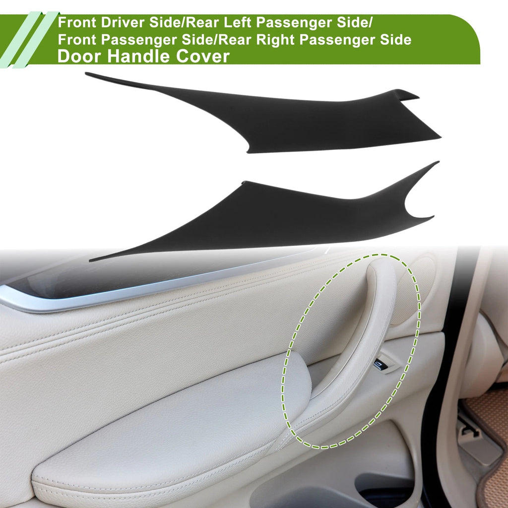 Door Handle Pull Trim Cover for BMW 5 Series (2017–2022 Black)