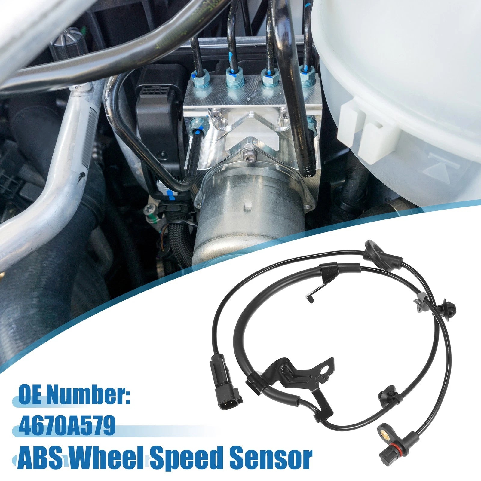 Rear Left ABS Wheel Speed Sensor Replacement for Mitsubishi Lancer Outlander (2008–2016)