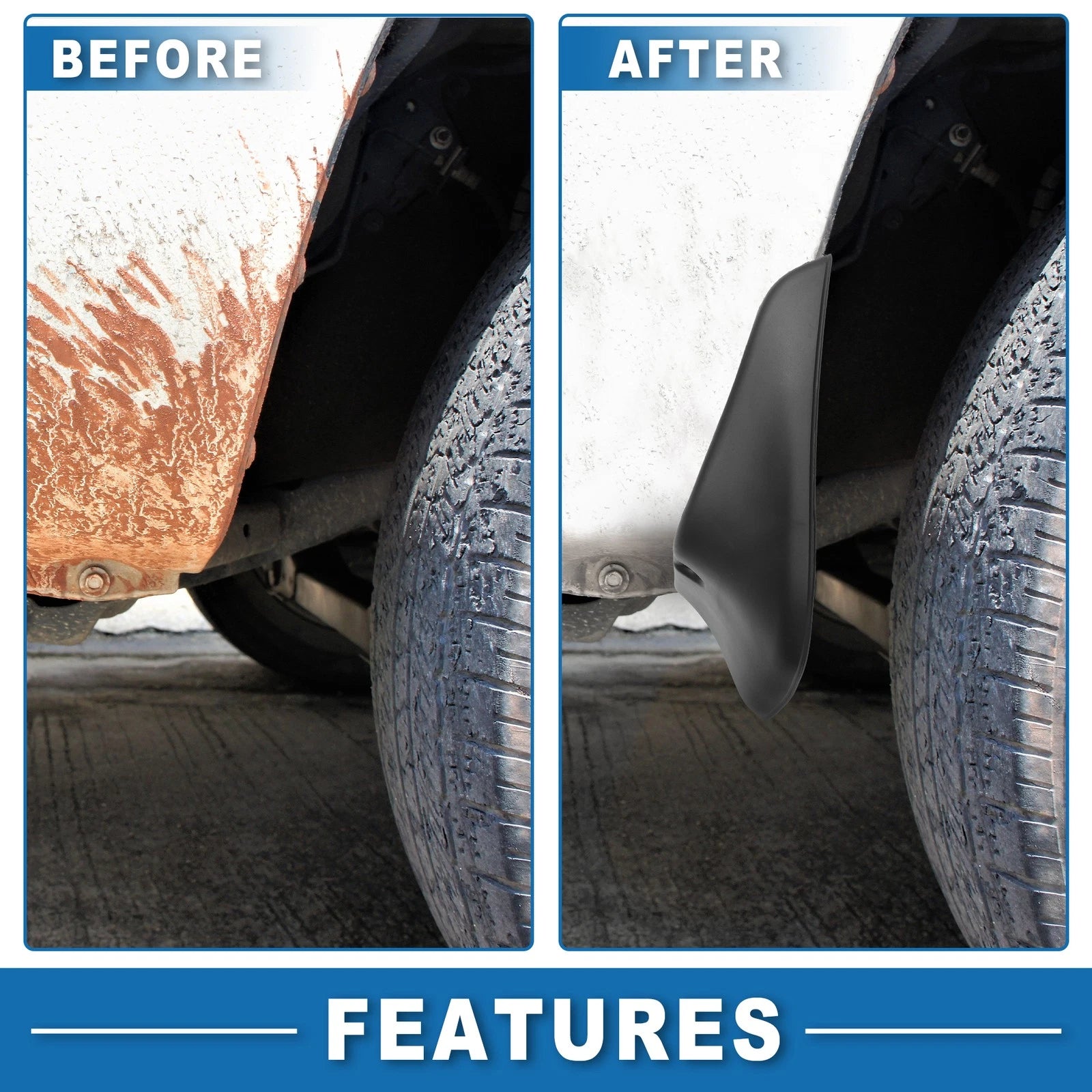 Mud Flap Splash Guard for Toyota Corolla (2003–2008)