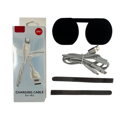 Charging Cable Silicone Non-Slip Pads Kit for PS5 VR2