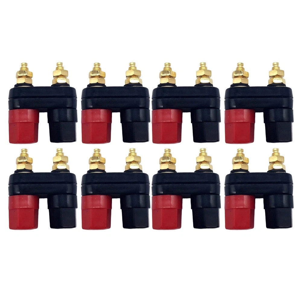 8PCS Banana Terminals for Reliable Audio Connection