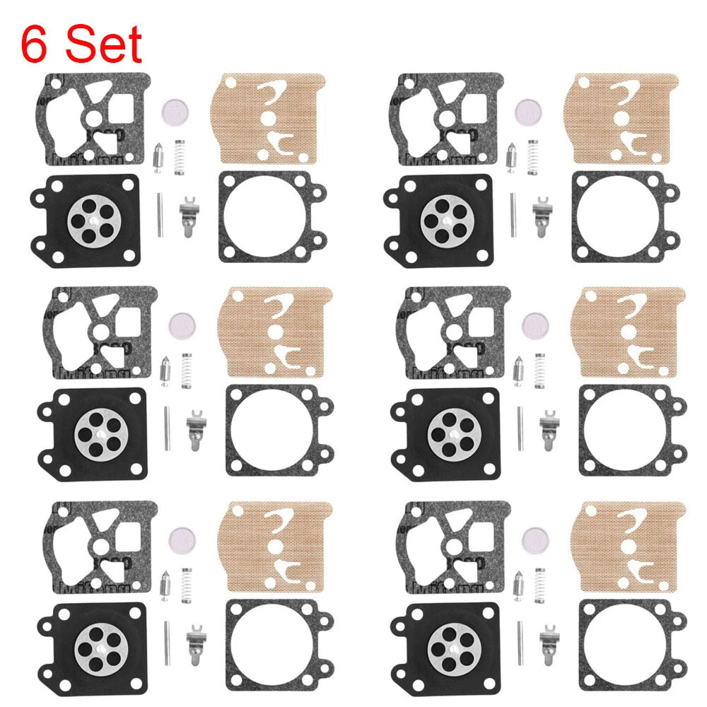 6X Carburetor Diaphragm Gasket Kit for Chainsaw 38/45/52/58 (4500, 5200, 5800)