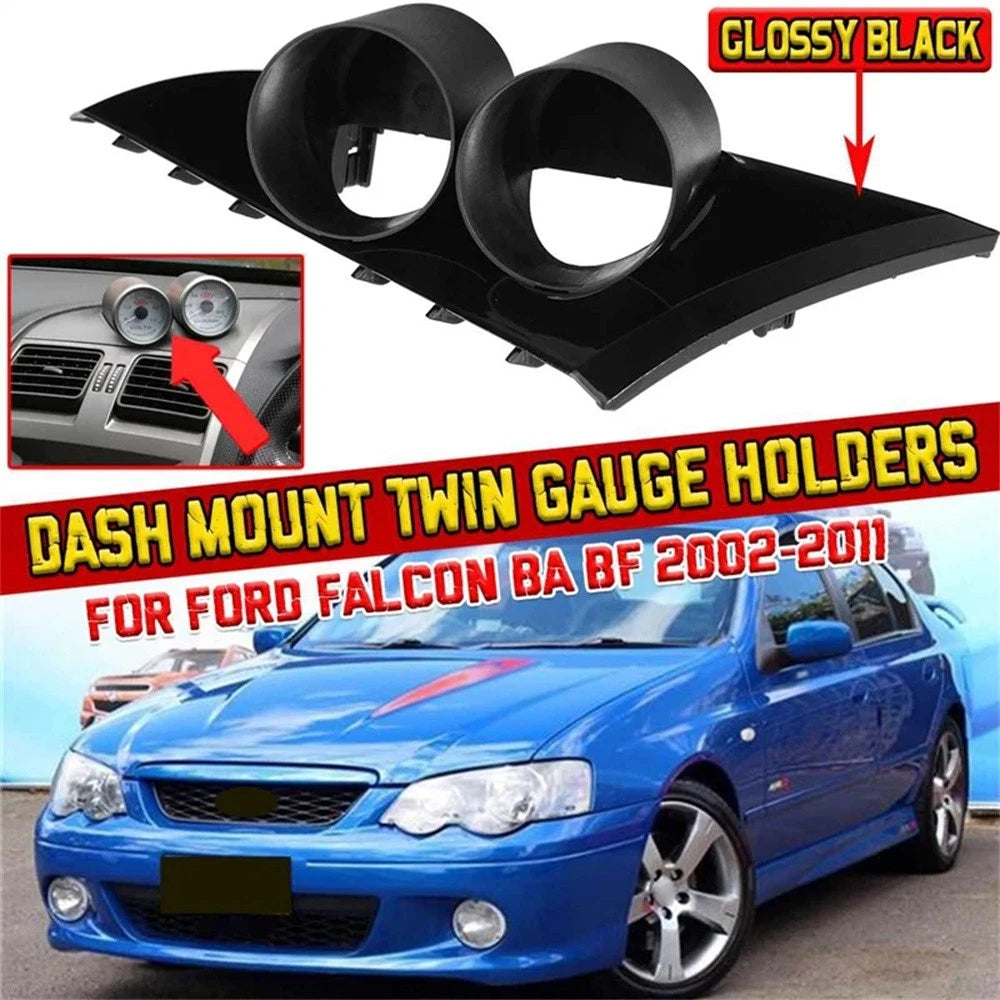 Twin Gauge Dash Mount Holder for Ford Falcon BA BF (2002–2011) RHD