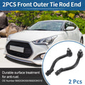2pcs Front Outer Tie Rod End Links Replacement for Hyundai Azera (2006–2011)