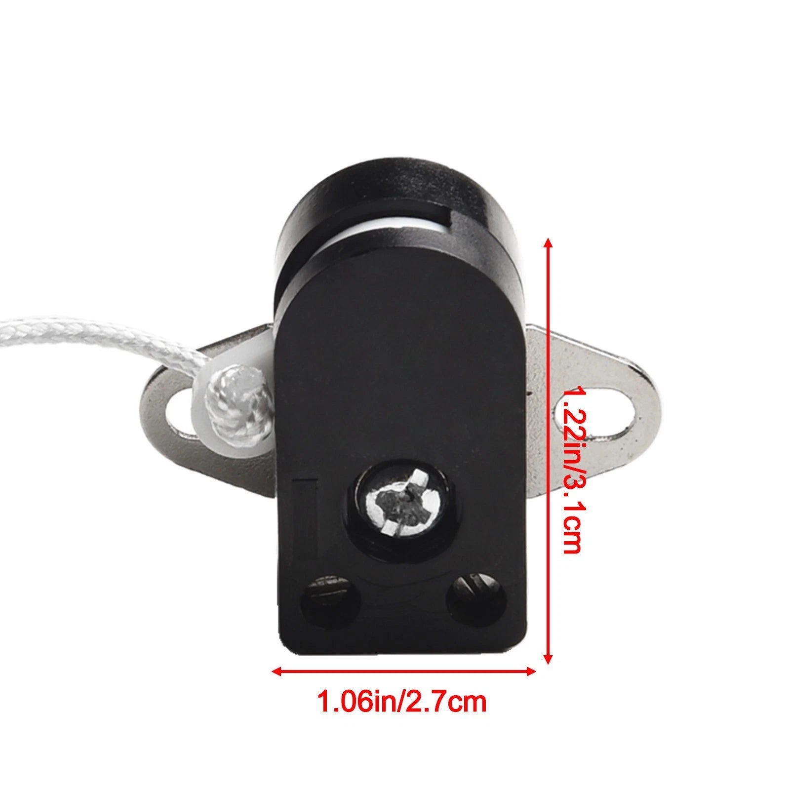 Pull Switch with Two Hole Plate for Various Lighting Options
