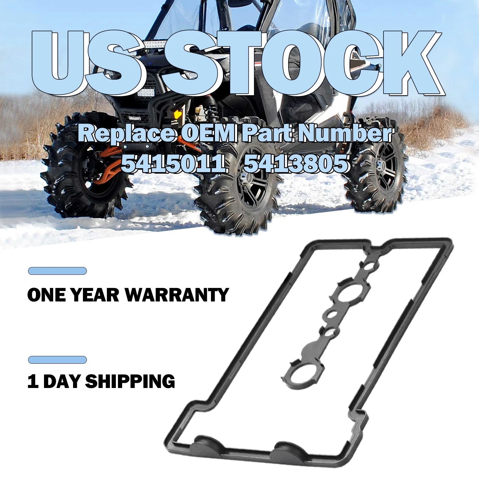 Cylinder Seal Valve Cover for Polaris RZR Ranger 1000 900 (2015–2023)