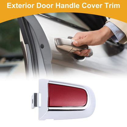Exterior Door Handle Cover Trim for Chevrolet Malibu 2016–2018 Red ABS