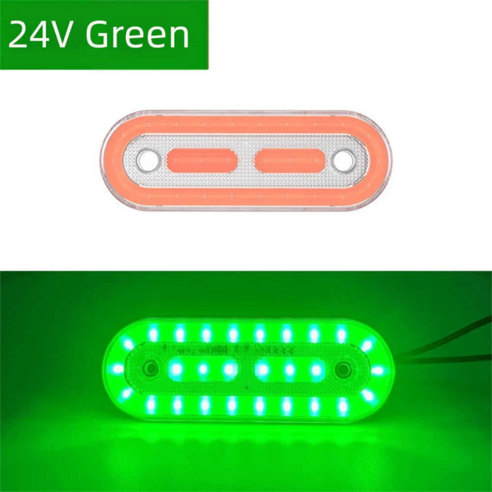 24 Volt Truck Side Marker Light LED COB Bright Turn Signal Indicator Lamp